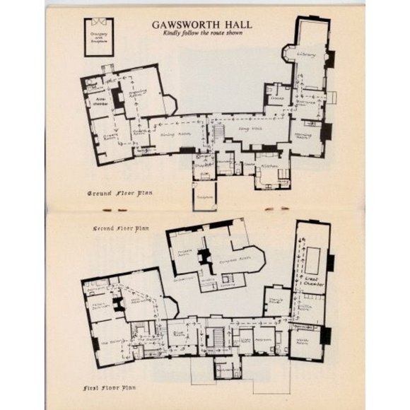 GAWSWORTH HALL MACCLESFIELD ENGLAND MUSEUM TOUR GUIDE 1th Ed., Circa 1960 - Picture 4 of 5